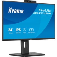 iiyama ProLite XB2497HSNH-B1, LED-Monitor 60.5 cm (23.8 Zoll), schwarz (matt), FullHD, IPS, Webcam, Mikro, USB-Hub, 100Hz Panel