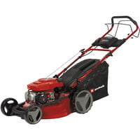 EINHELL Benzin-Rasenmäher GC-PM 51/3 S HW-E Li rot/schwarz, mit Hinterradantrieb, E-Starter mit Power X-Change Li-Ionen Akku 2Ah
