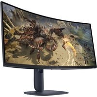 Dell Alienware AW3425DWM, Gaming-Monitor 86.4 cm (34 Zoll), schwarz, WQHD, VA, Curved,  AMD FreeSync, AdaptiveSync, 180Hz Panel