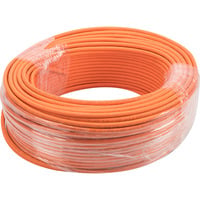 Digitus Professional Cat.7 S/FTP Verlegekabel simplex, B2ca orange, 100 Meter Rolle