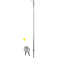 VEDES New Sports Tennis Trainer Twistball Stange mit Tennisball an Schnur und 2 Plastikschlägern, Sportgerät 