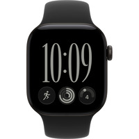 Apple Watch Series 12, Smartwatch schwarz, Aluminium, 42 mm, Sportarmband schwarz S/M