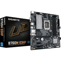 GIGABYTE B760M D3HP, Mainboard schwarz/grau