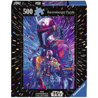 Ravensburger Puzzle Star Wars Hyper Space Collection: The Mandalorian 500 Teile, Large Pieces