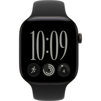Apple Watch Series 12, Smartwatch schwarz, Aluminium, 46 mm, Sportarmband schwarz M/L