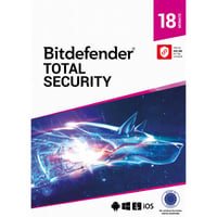 BitDefender Total Security, Sicherheit-Software Deutsch, 18 Monate / 1 Gerät