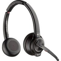 Poly Savi 8220 Office DECT, Headset schwarz, Stereo, USB-A, USB-C, Microsoft Teams