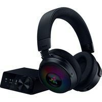 Razer Kraken V4 Pro , Gaming-Headset schwarz, Bluetooth 5.3, USB-Dongle, OLED Control-Hub