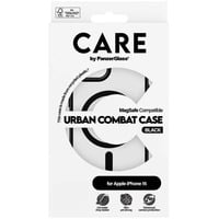 PanzerGlass Urban Combat Case, Handyhülle transparent/schwarz, iPhone 15, MagSafe