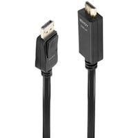 Lindy Adapterkabel DisplayPort > HDMI 10,2 Gbit/s schwarz, 3 Meter