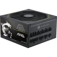 MSI MAG A1000PLS PCIE5 1000W, PC-Netzteil schwarz, 1x 12-Pin High Power GPU, 4x PCIe, Kabelmanagement, 1000 Watt