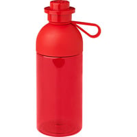 Room Copenhagen LEGO Trinkflasche 0,5 Liter  rot/transparent