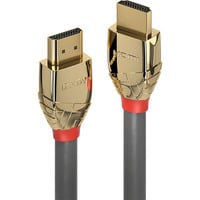 Lindy Standard HDMI Kabel, Gold Line grau, 15m 