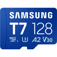 Samsung T7 microSDXC 128 GB, Speicherkarte blau