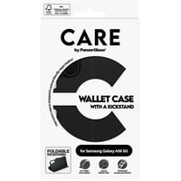 PanzerGlass Wallet Case mit Kickstand, Handyhülle schwarz, Samsung Galaxy A56 5G
