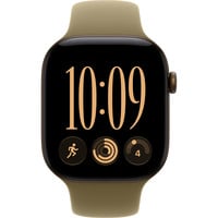 Apple Watch Series 12, Smartwatch bronze, Aluminium, 46 mm, Sportarmband Oliv S/M, Cellular