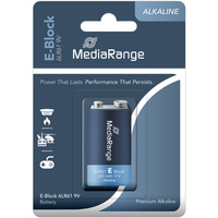 MediaRange Premium Alkaline Batterie, E-Block|6LR61|9V E-Block