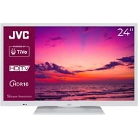JVC LT-24VH5455W, LED-Fernseher 60 cm (24 Zoll), weiß, WXGA (HD-Ready), Triple Tuner, Smart TV, TiVo Betriebssystem