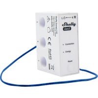 Shelly 3EM-63T Gen3, Messgerät weiß, kompakter Energiemesser, Photovoltaik-tauglich