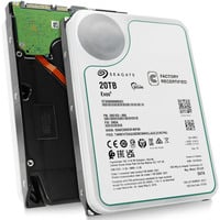 Seagate Exos 20 TB Generalüberholt, Festplatte SATA 6 Gb/s, 3,5"
