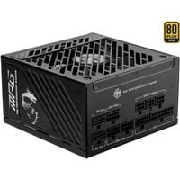 MSI MPG A1250GS PCIE5, PC-Netzteil schwarz, 2x 12-Pin High Power GPU, 1x PCIe, Kabelmanagement, 1250 Watt