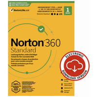 Norton 360 Standard, Sicherheit, Datensicherung-Software Deutsch, 12 Monate / 1 Gerät