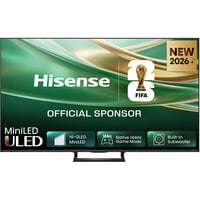 Hisense ULED 50E8S MiniLED, QLED-Fernseher 126 cm (50 Zoll), schwarz/dunkelgrau, UltraHD/4K, Triple Tuner, Subwoofer, 144Hz Panel
