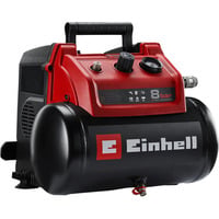 EINHELL Kompressor TC-AC 190/6/8 OF rot/schwarz, 1.200 Watt