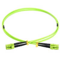 Digitus LWL Patchkabel, Duplex, LC > LC Stecker, Multimode OM5 hellgrün, 7 Meter