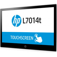 HP L7014t (ohne Standfuß) Generalüberholt, LED-Monitor 35.8 cm (14 Zoll), silber/schwarz, WXGA HD, TN, Touchscreen, DP