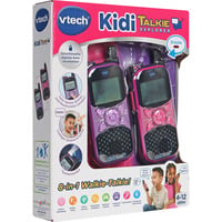 VTech KidiTalkie Explorer, Walkie-Talkie pink/lila, 2 Stück