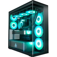 ARCTIC Xtender, Tower-Gehäuse schwarz, Tempered Glass x 2 (klar)