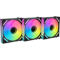Alpenföhn WingBoost 4, Gehäuselüfter schwarz, 3er-Pack, 120 mm