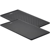 RÖSLE Wende-Grillplatte für ALLFLAME und VIDERO anthrazit, 45 cm x 24 cm