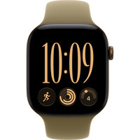 Apple Watch Series 12, Smartwatch bronze, Aluminium, 46 mm, Sportarmband Oliv S/M