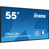 iiyama ProLite LH5560UHS-B2AG, Public Display schwarz (matt), UltraHD/4K, VA, Lautsprecher