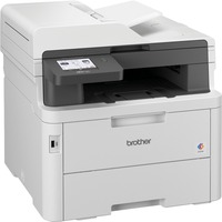 Brother MFC-L3760CDW, Multifunktionsdrucker hellgrau, USB, LAN, WLAN, Scan, Kopie, Fax, Duplex (Druck)