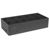 Targus USB-C Universal DV4K-Dockingstation Generalüberholt schwarz, 100 W, USB-C, Thunderbolt 3, HDMI, DisplayPort