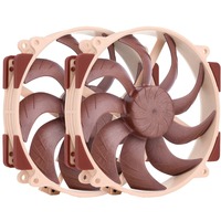 Noctua NF-A14x25r G2 PWM Sx2-PP, Gehäuselüfter braun/beige, 140 mm