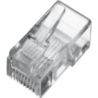Digitus Modularstecker für Flachkabel transparent