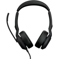 Jabra Evolve2 50, Headset schwarz, Microsoft Teams Version, Bluetooth 5.2, USB-C und USB-A, Stereo