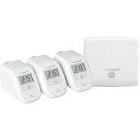 Homematic IP Smart Home Starter Set Heizen weiß, Homematic IP Access Point (HmIP-HAP), 3x Homematic IP Heizkörperthermostat - basic (HmIP-eTRV-B)