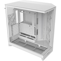 NZXT H9 Flow RGB , Tower-Gehäuse weiß (matt), Tempered Glass x 2
